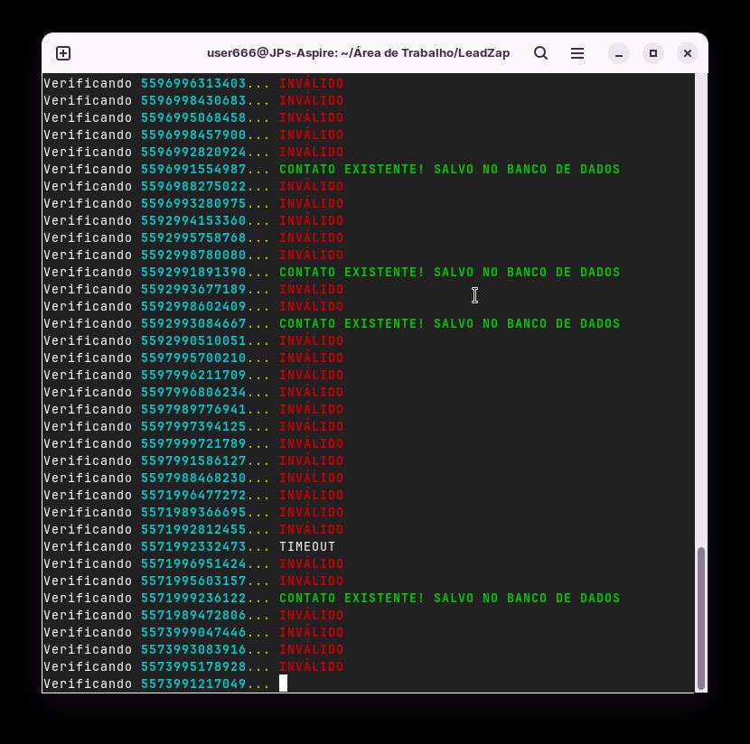 Resultado do LeadZap